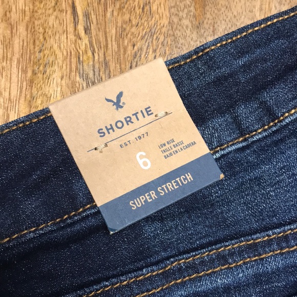 AE Ne(X)t Level stretch denim Shortie shorts | NWT! - Picture 4 of 8